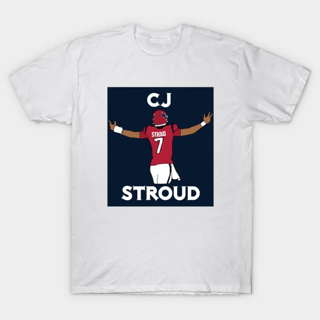 CJ Stroud T-Shirt by SportsByBeau